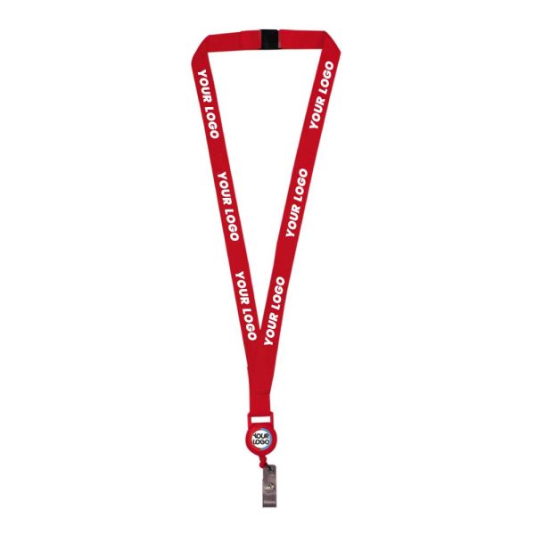 50 Lanyard with Reel Badge and Safety Lock