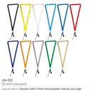 50 Lanyards with Logo and Epoxy Doming