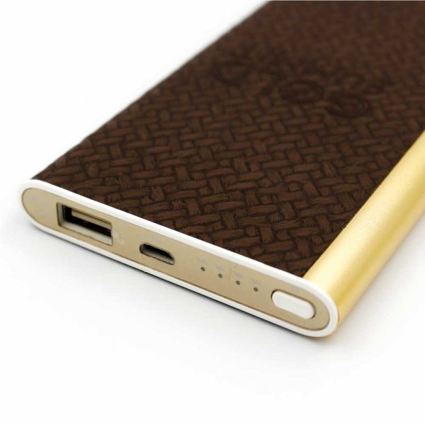 48 Leather Cover Power Bank 6000 mAh