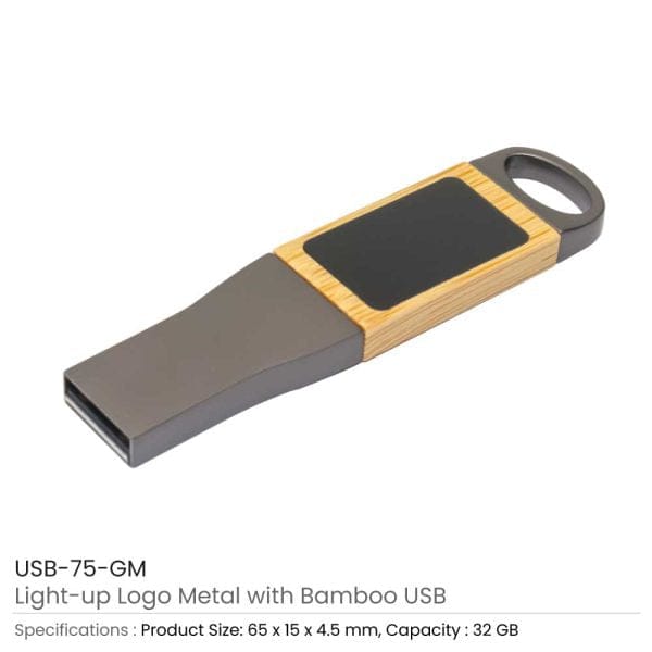 1000 Light-Up Logo USB Flash Drives 32GB