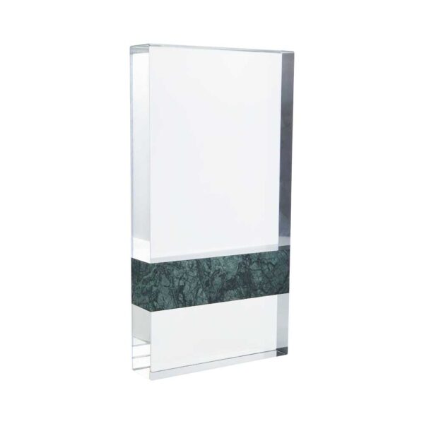 50 Rectangle Marble and Crystal Awards with Gift Box