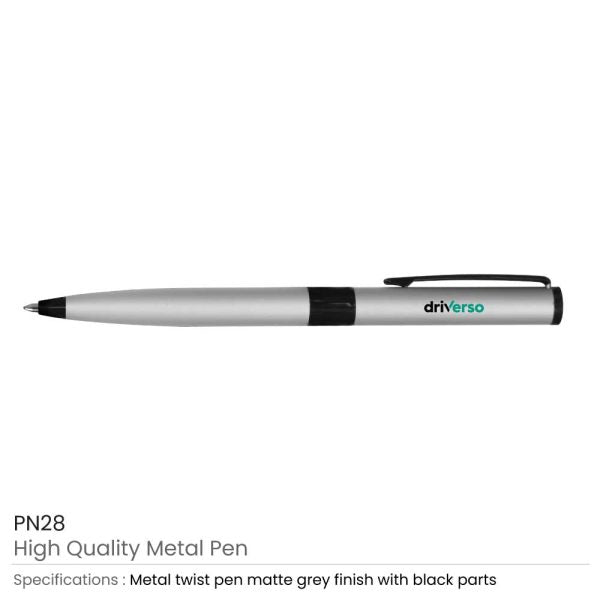 700 Matte Silver Metal Pens