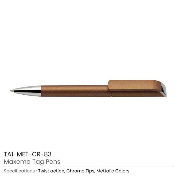 50 Maxema Tag Pens Metallic Colors