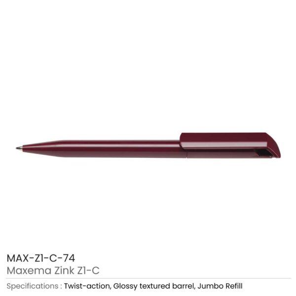50 Maxema Zink Pens Solid Color body