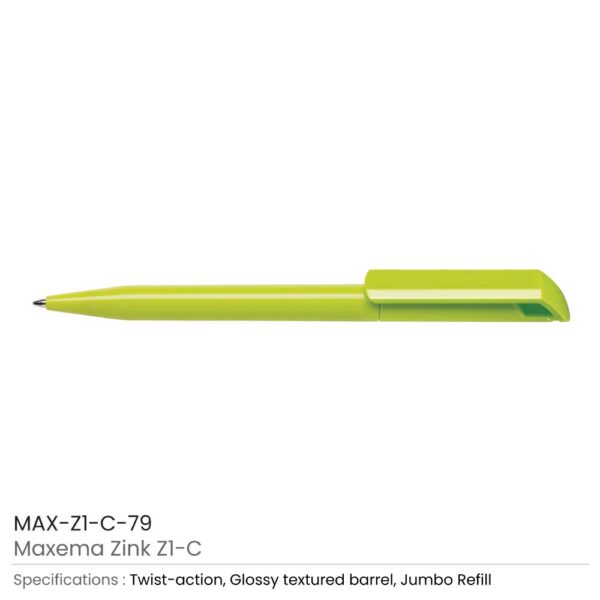 50 Maxema Zink Pens Solid Color body