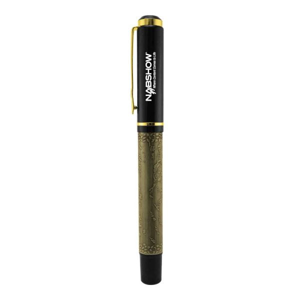 50 Metal Pens with Chinese Design Grip