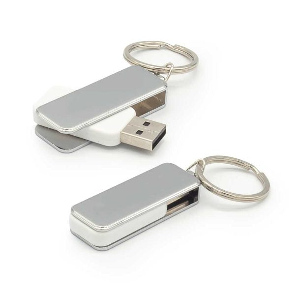 100 Metal Swivel USB with Key Holder