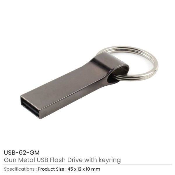 600 Metal USB Flash with Key Ring 16GB