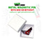 National Day Promotional Metal Magnetic Pin With Box or Without