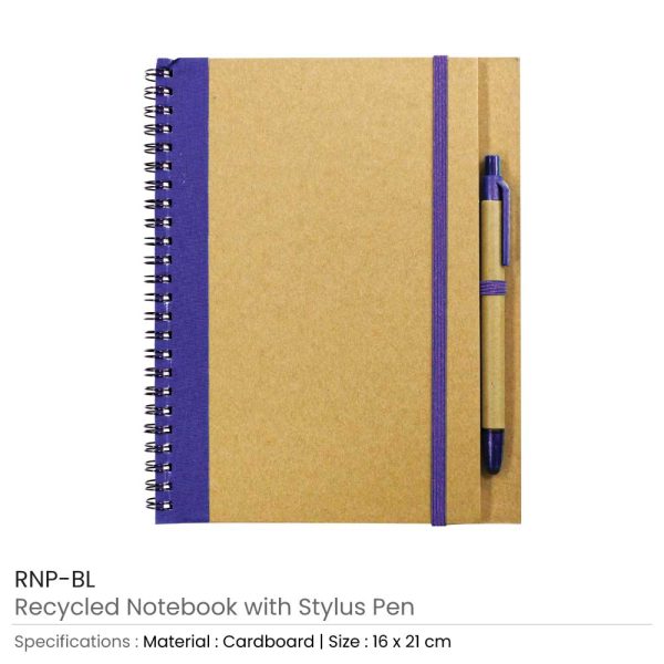50 Recycled Notepad with Pen