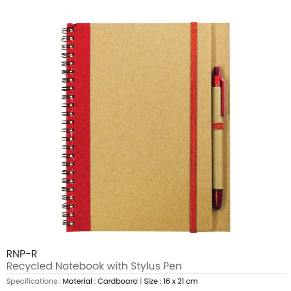 50 Recycled Notepad with Pen
