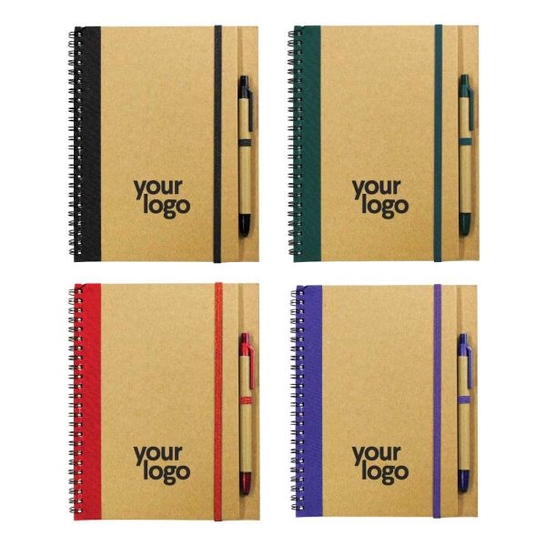 50 Recycled Notepad with Pen