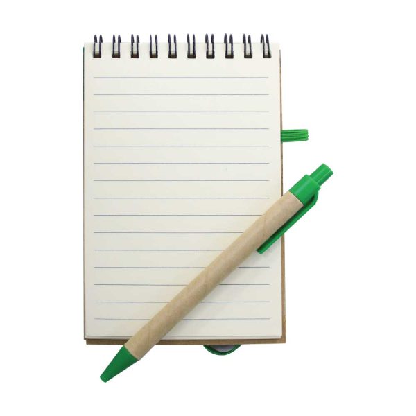 50 Recycled Notepads with Pen