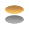 250 Oval Flat Metal Badges