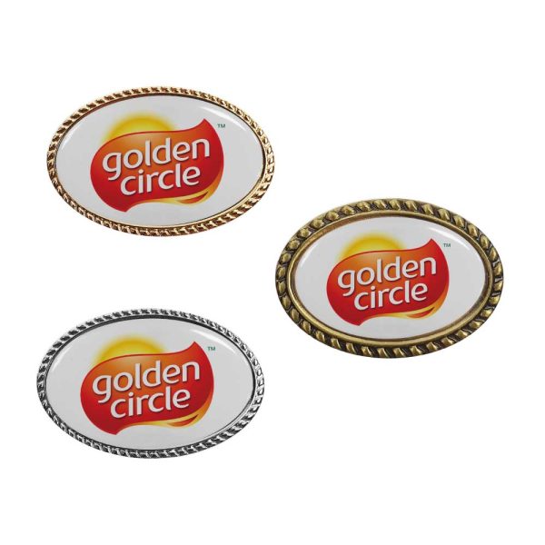 50 Oval Rope Design Logo Badges