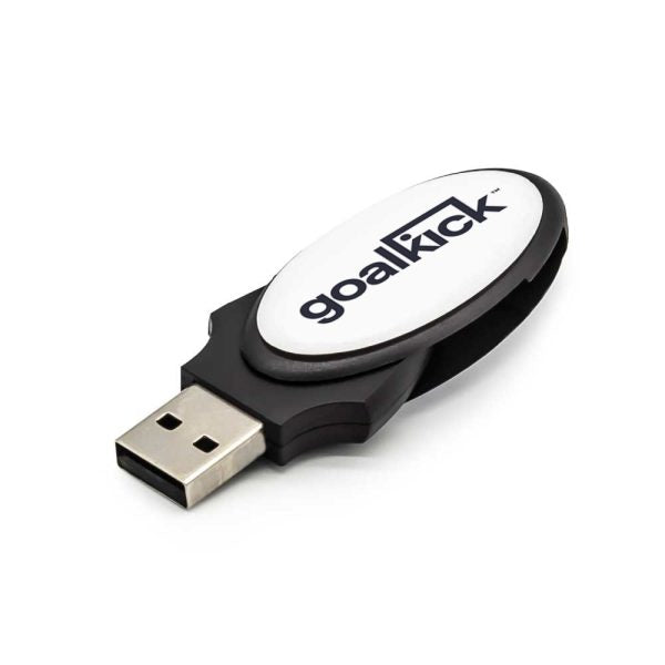 50 Oval Swivel 4GB USB Flash Drives