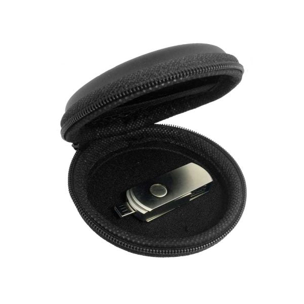 50 PU Leather Zippered Pouch