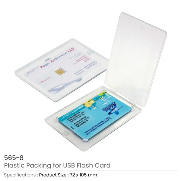 50 Plastic Cases for Card Shaped USB
