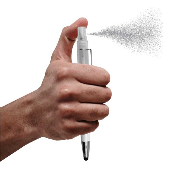 50 Pen with Stylus and Sanitizer Spray