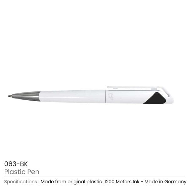 50 Branded Plastic Pens