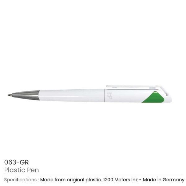 50 Branded Plastic Pens