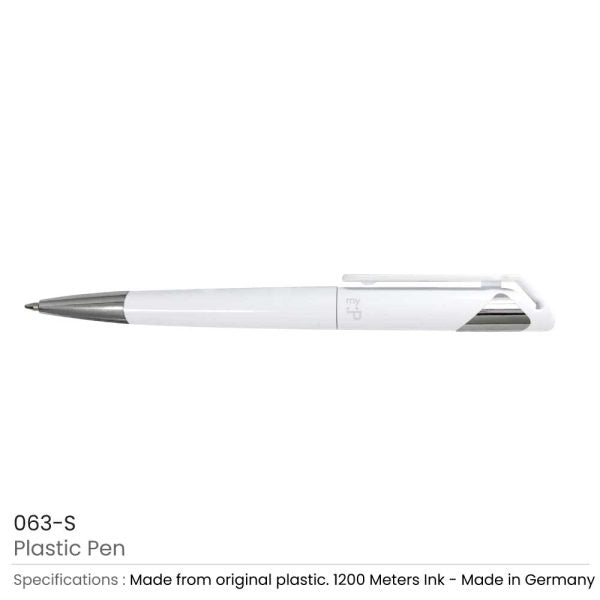 50 Branded Plastic Pens