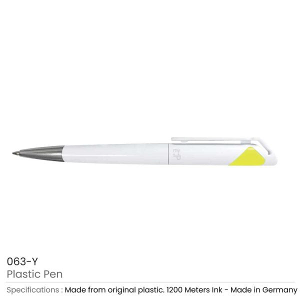 50 Branded Plastic Pens