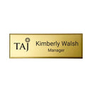 720 Gold Brass Badges with Safety Pin