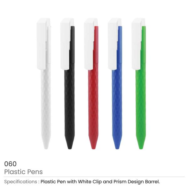50 Prism Design Plastic Pens