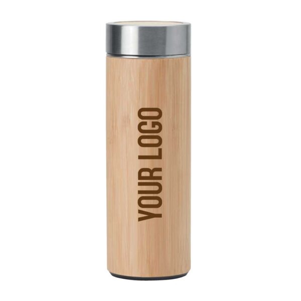 50 Stainless Steel Bamboo Flask