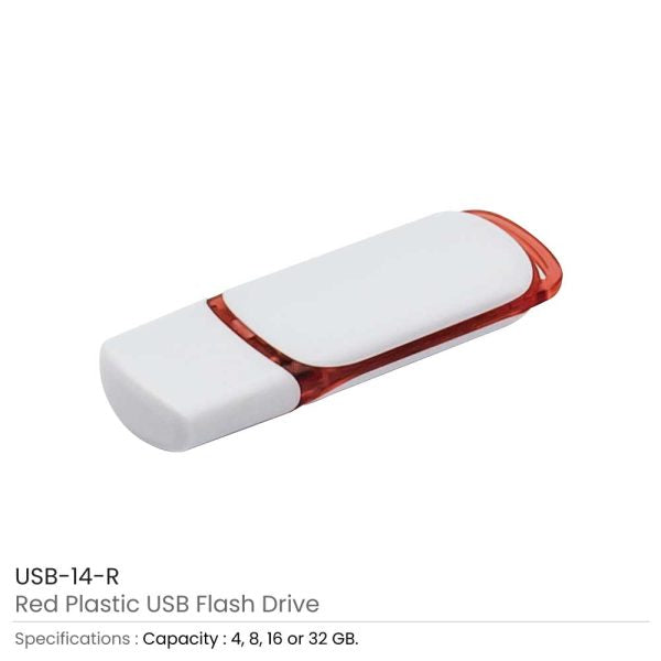 50 Promotional Plastic USB 4GB