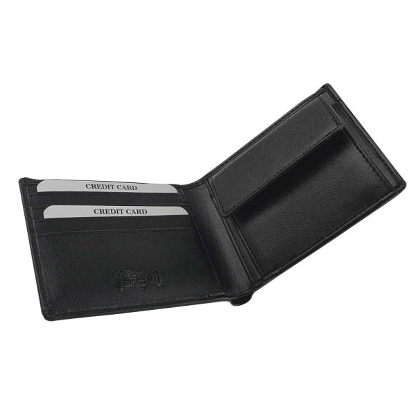 100 RFID Protected BI-fold Coin Wallets
