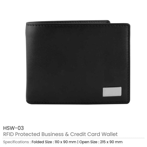 50 RFID Protected BI-fold Coin Wallets