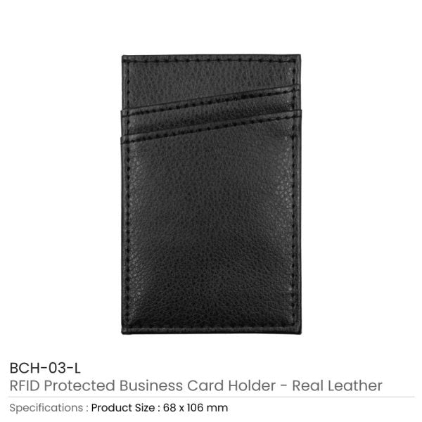 50 RFID Protected Card Holders - Cork