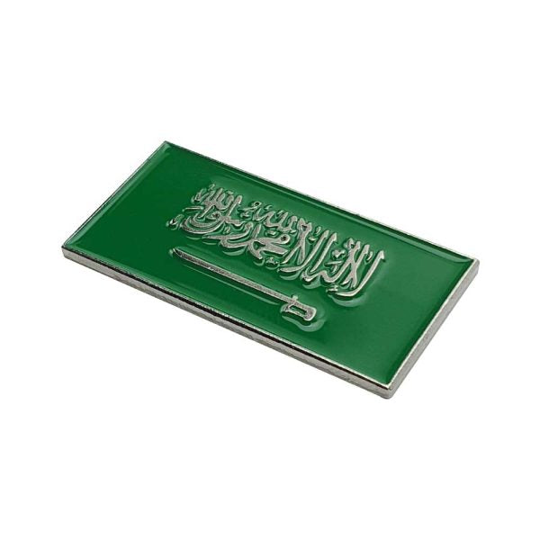 50 Rectangle KSA Flag Badges