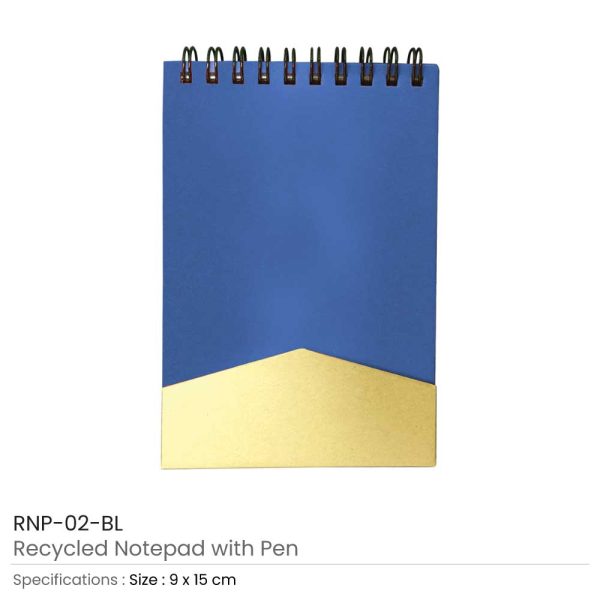 50 Recycled Notepad with Pen