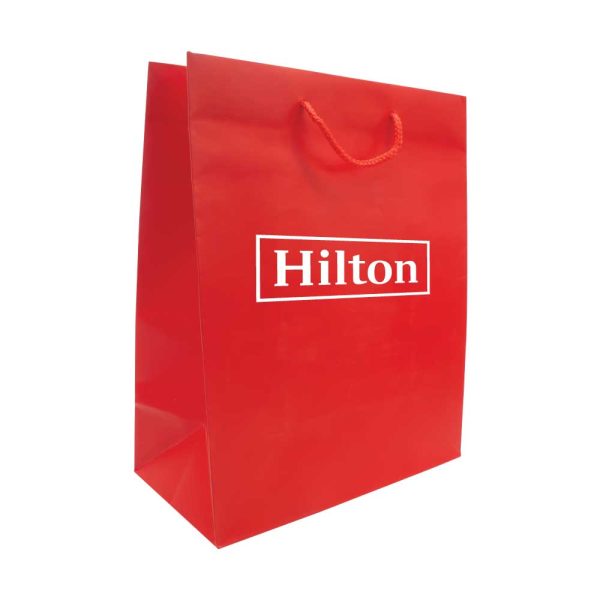 60 A3 Vertical Red Paper Shopping Bags