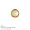 250 Round Flower Design Logo Badges