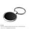 250 Round Shaped Metal Keychains