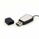 100 Black Rubberized USB Flash