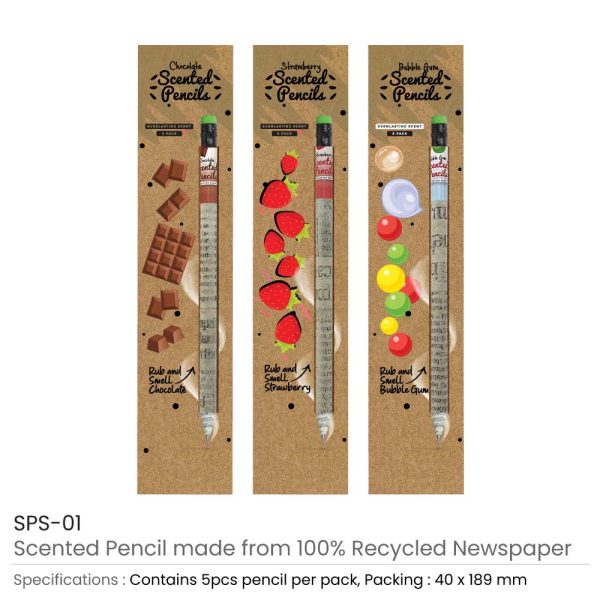 50 Scented Pencils Sets (Chocolate)