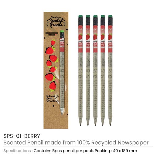 50 Scented Pencils Sets (Chocolate)