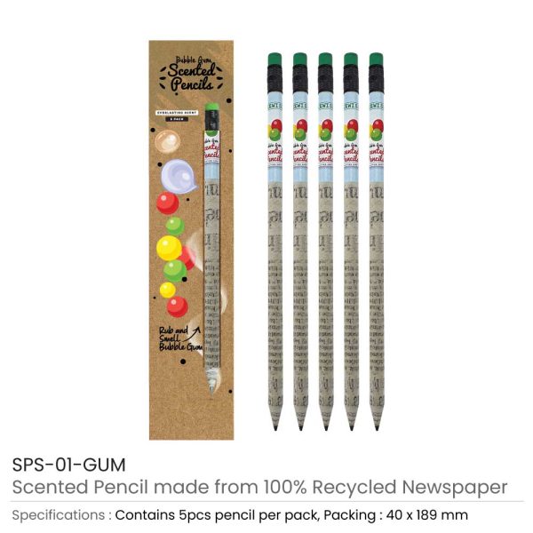50 Scented Pencils Sets (Chocolate)