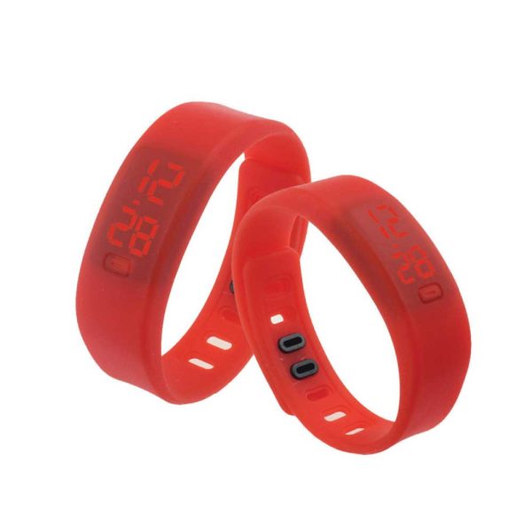 600 Silicone Wristbands with Digital Watch
