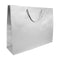 60 A4 Horizontal Silver Paper Shopping Bags