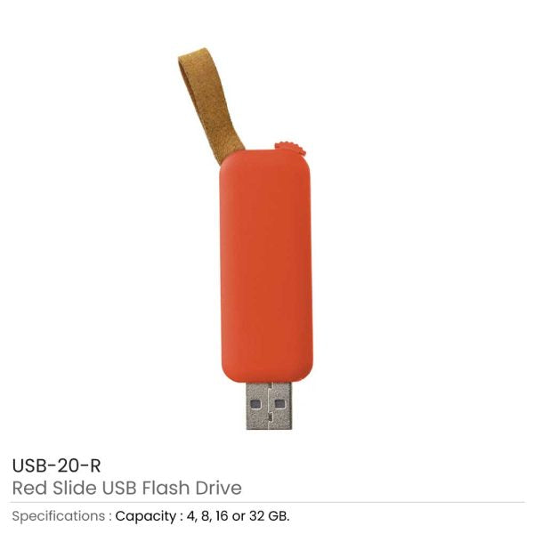 500 Slide Button USB Flash