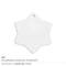 100 Snowflake Ceramic Ornaments