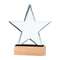 10 Star Shaped Crystal Awards