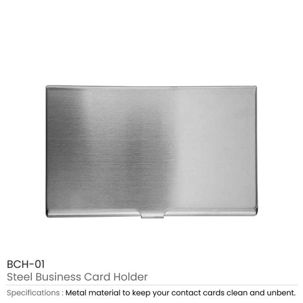 50 Steel Business Card Holder