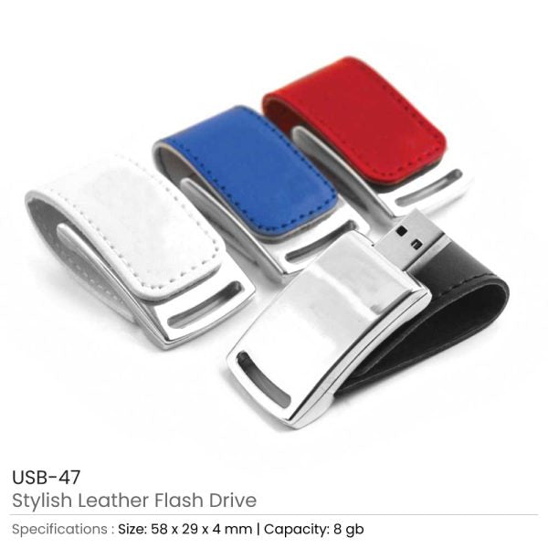 100 Stylish Leather USB Flash Drives